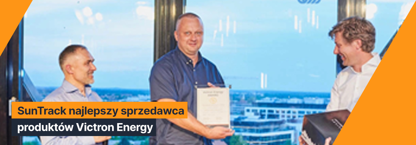 Suntrack najlepszy sprzedawca Victron Energy